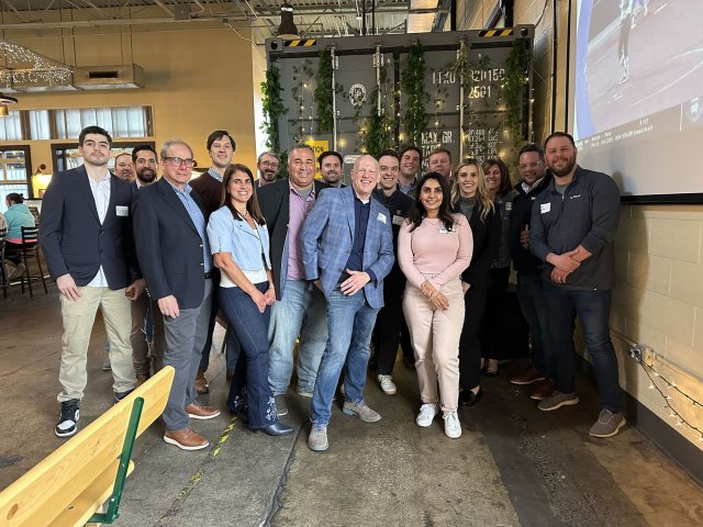 NIRI Philadelphia members and sponsors gathered at a chapter networking event.